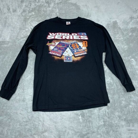 Alstyle Apparel & Activewear Other - Vintage 06' MLB World Series Long Sleeve T-Shirt XL Cardinals Tigers a0777